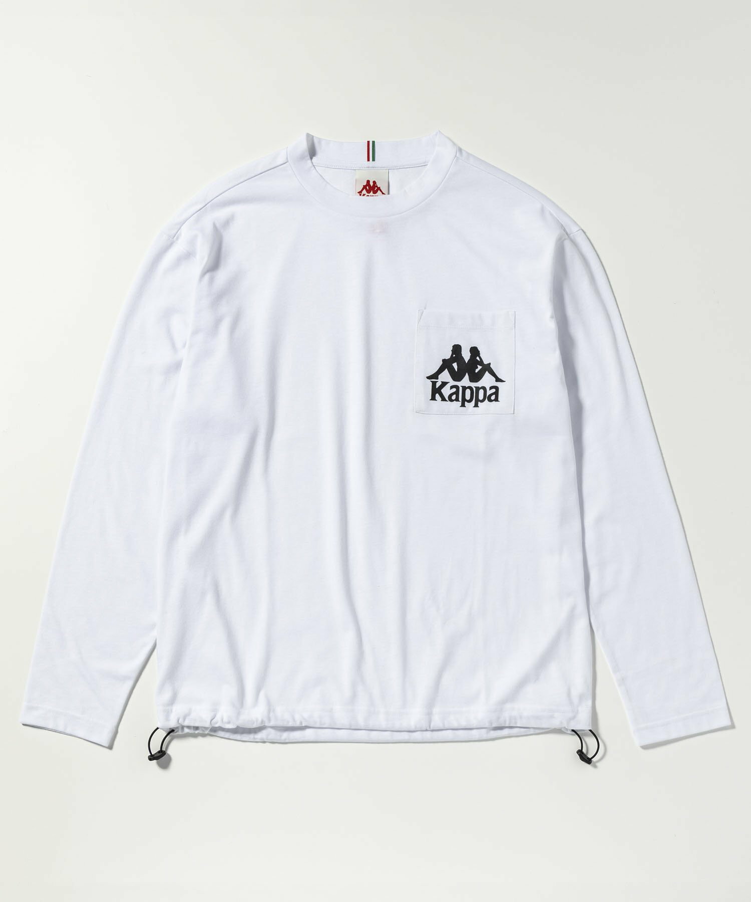 (M)Kappa/KPT-23015 ドローコードロングTシャツ